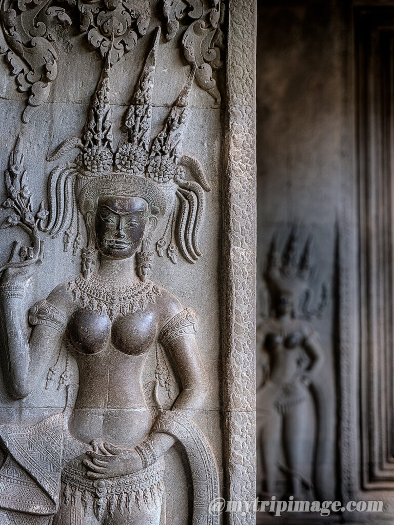 Devatas at Angkor Wat (1)